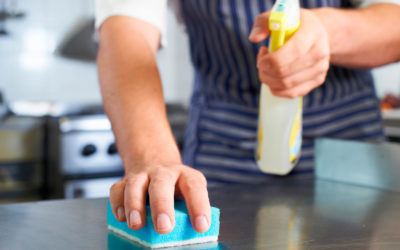 La limpieza en restaurantes